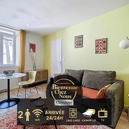 Moderne & Cosy Ideal 2pers Aulnat2 Apartment